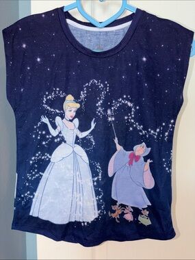 Disney Blue Cinderella Top